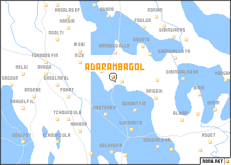 map of Adara Mbagol