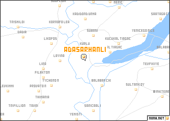 map of Adasarhanlı