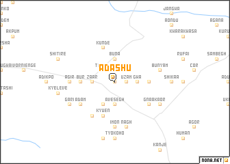 map of Adashu