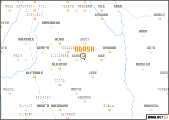 map of Ādash