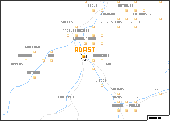 map of Adast