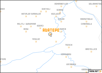 map of Adatepe