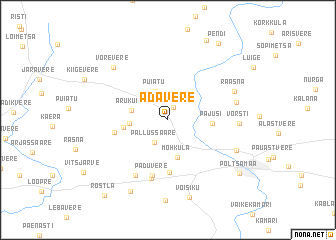 map of Adavere