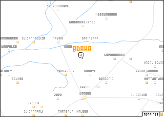 map of Adawa