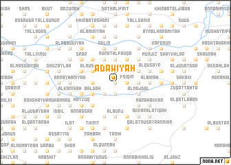 map of ‘Adawīyah