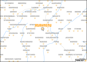 map of Adawmenu