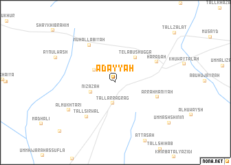 map of ‘Adayyah