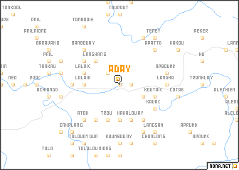 map of Aday