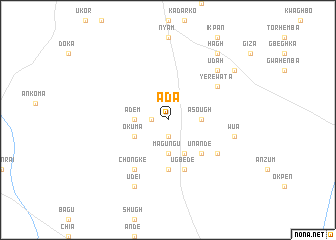 map of Ada