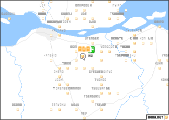 map of Ada