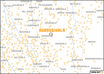 map of Adbaddīwāla