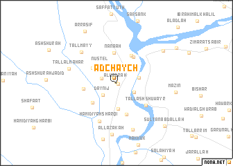 map of Adchaych