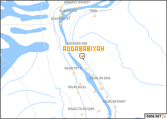 map of Ad Dabābīyah