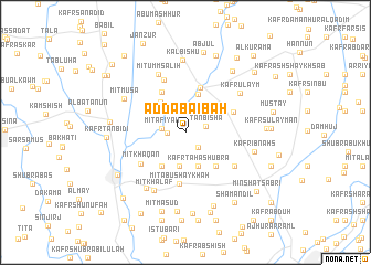 map of Ad Dabāʼibah