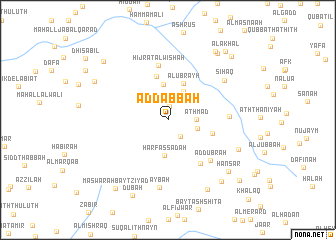 map of Aḑ Ḑabbah