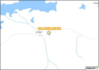 map of Ad Dabdābah