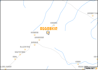 map of Ad Dabkir