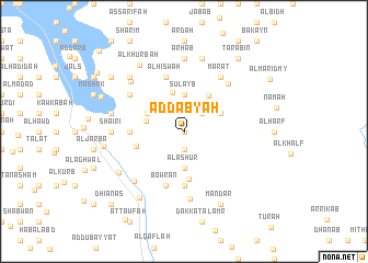 map of Aḑ Ḑabyah