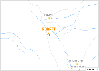 map of Ad Daff