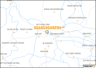 map of Ad Daghghārah