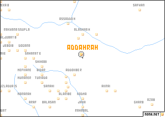 map of Ad Dahrah