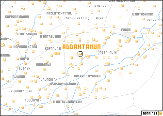 map of Ad Dahtamūn