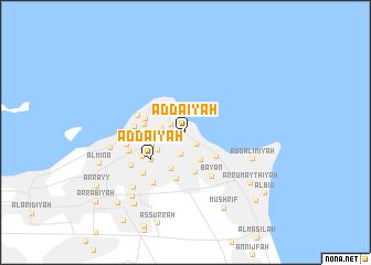 map of Ad Da‘īyah