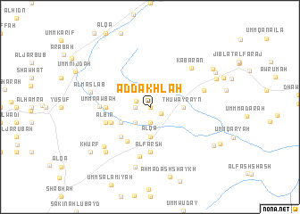 map of Ad Dakhlah