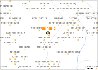 map of Ad Dala