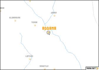 map of Addama