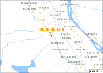 map of Ad Danāqilah