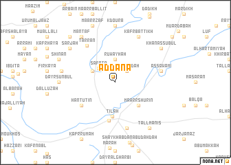 map of Ad Dānā