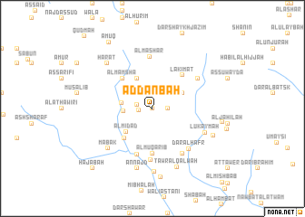 map of Ad Danbah