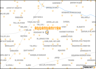 map of Ad Dandānīyah