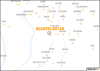 map of Ad Dār al Bayḑāʼ