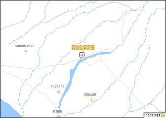 map of Ad Darb