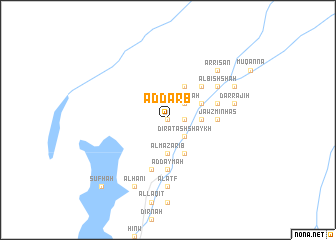 map of Ad Darb