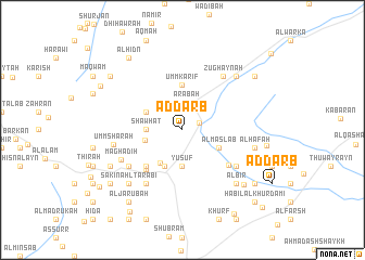 map of Ad Darb