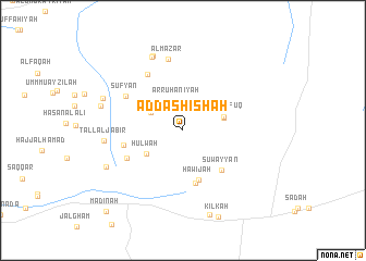 map of Ad Dashīshah