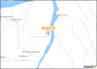 map of Ad Dāth