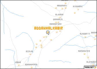 map of Ad Dawḩ al Kabīr