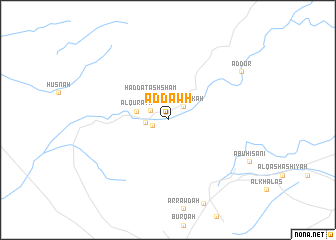 map of Ad Dawḩ