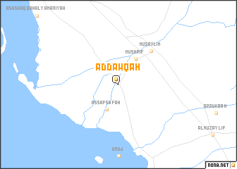 map of Ad Dawqah