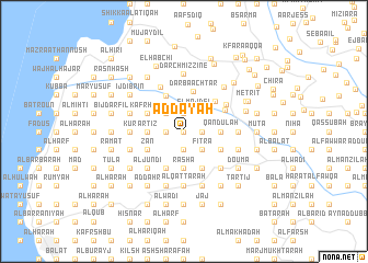 map of Aḑ Ḑay‘ah