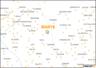 map of Aḑ Ḑayq