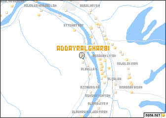 map of Ad Dayr al Gharbī