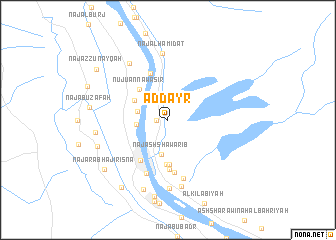 map of Ad Dayr