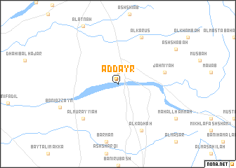 map of Ad Dayr