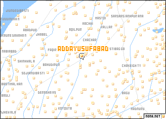 map of Adda Yūsufābād