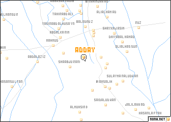 map of ‘Addāy